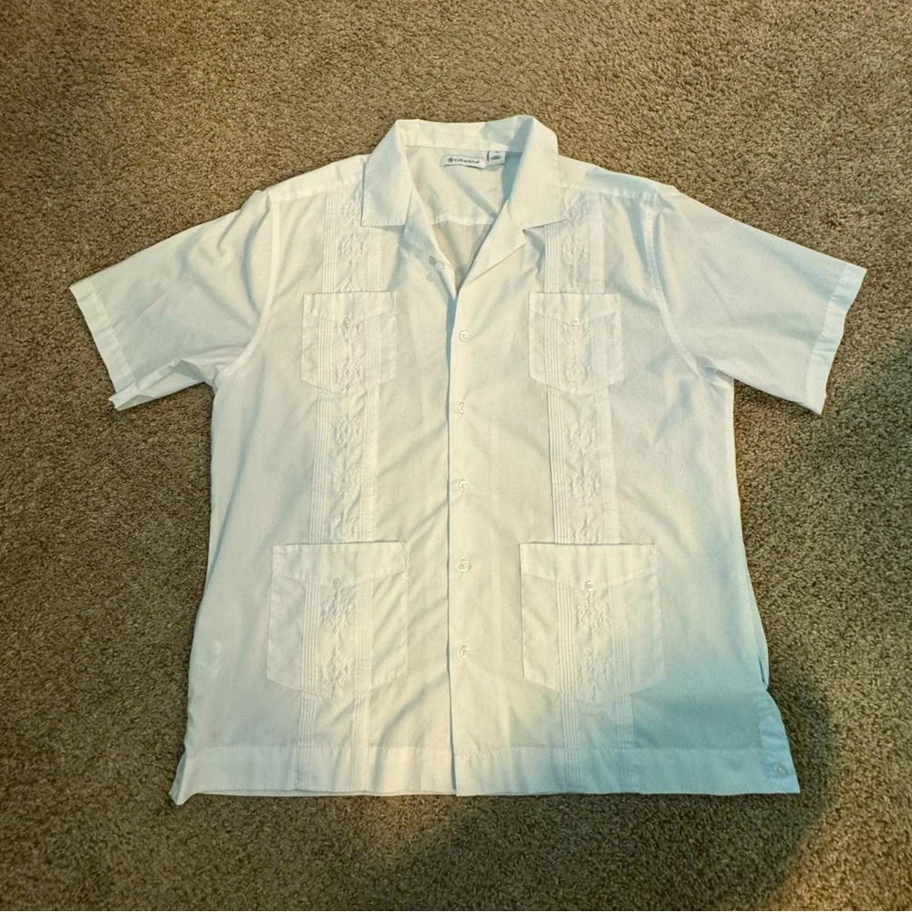 Men’s White Cubavera Shirt